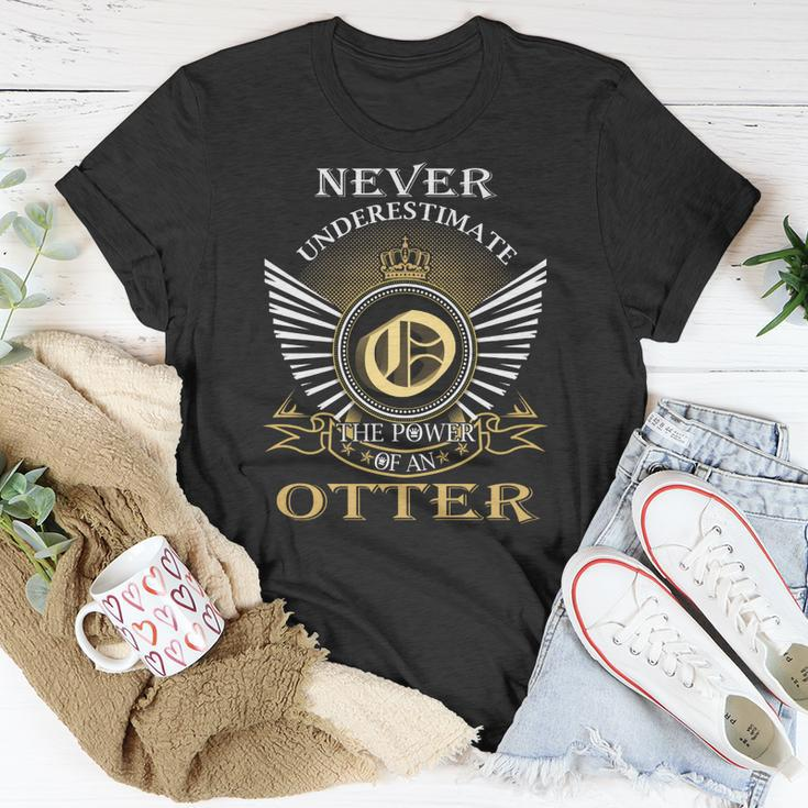 Never Underestimate The Power Of An Otter Unisex T-Shirt Funny Gifts