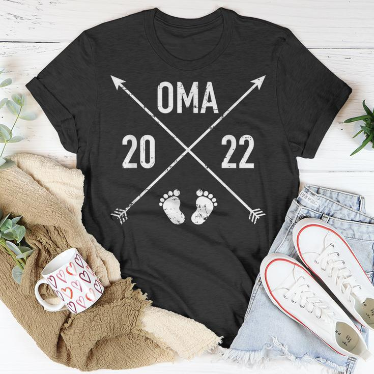 Oma 2022 Hipster Werdende Großmutter T-Shirt Lustige Geschenke