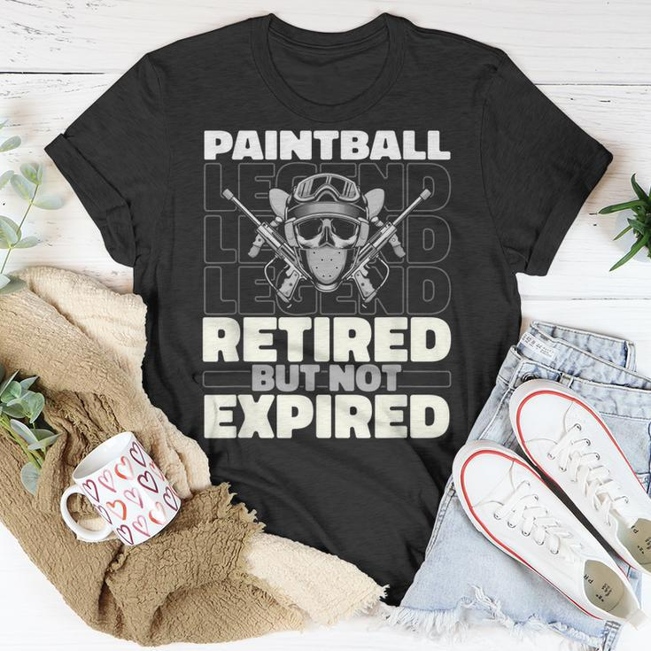 Paintball Im Ruhestand Sport Spieler Paintballer Paintball T-Shirt Lustige Geschenke