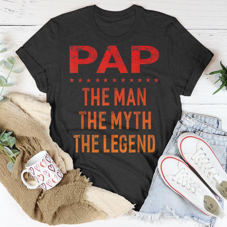 Pap The Man Der Mythos Die Legende Grandpa Men T-Shirt Lustige Geschenke