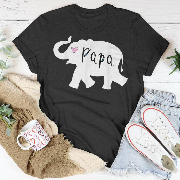 Papa Africa Elephant Father Matching For Dad Gift For Mens Unisex T-Shirt Unique Gifts