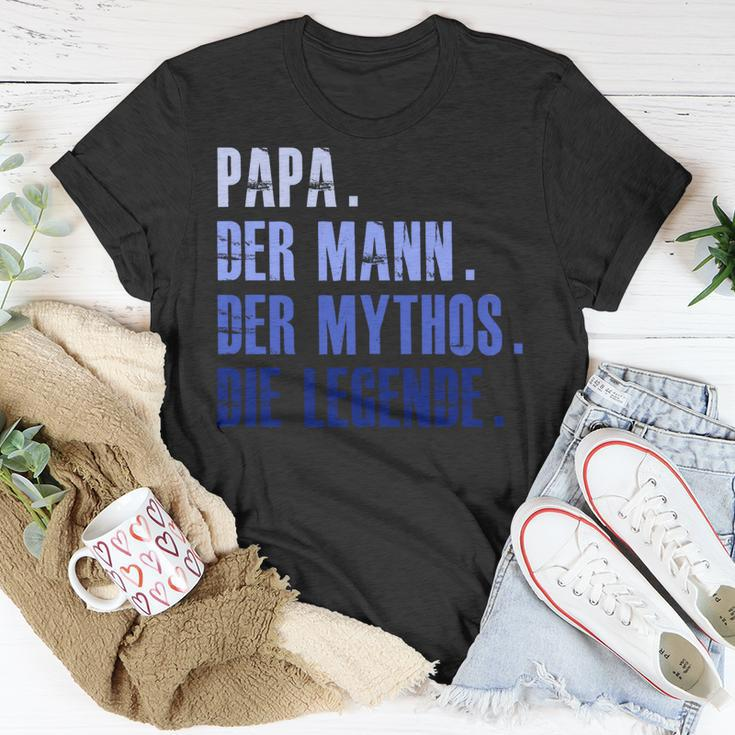 Papa Mythos Legende Geburtstag Langarm T-Shirt, Besonderes Design Lustige Geschenke
