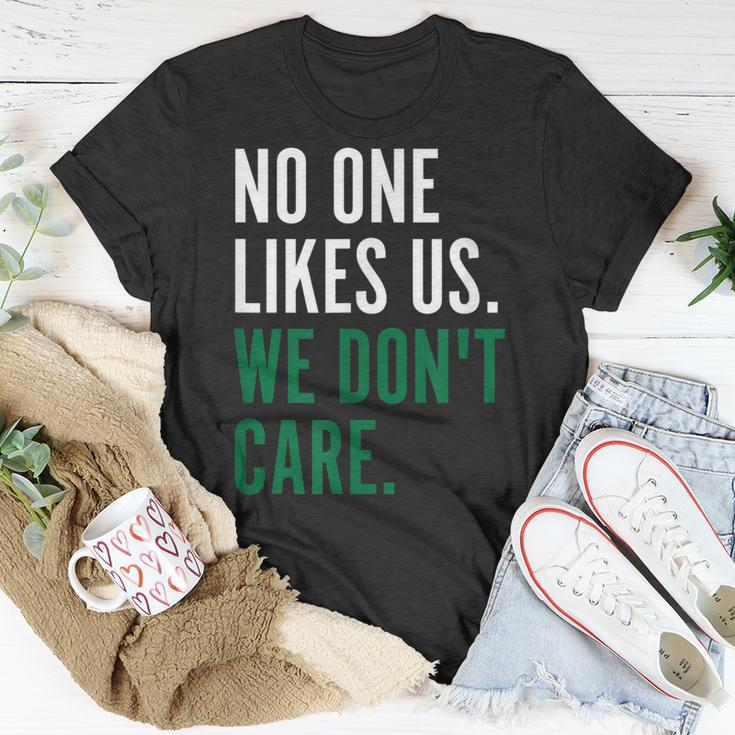 Philadelphia No One Likes Us We Dont Care Philly Fan Unisex T-Shirt Unique Gifts