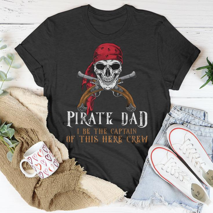 Pirat Papa Ich Bin Der Kapitän Halloween-Kostüm Cool T-Shirt Lustige Geschenke