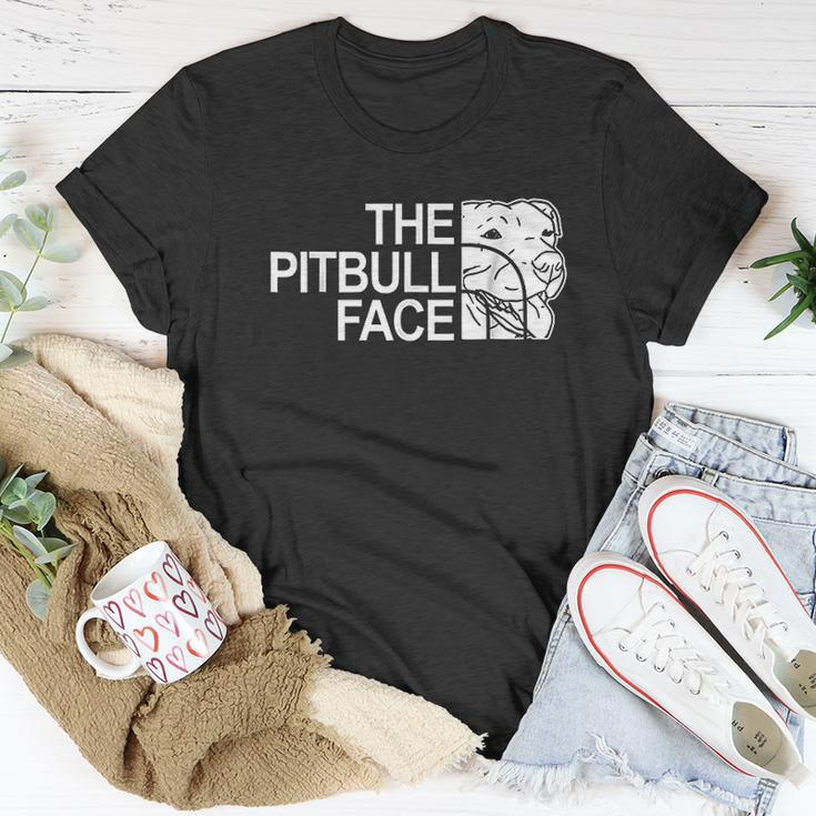 The Pitbull Face Dog Pitbull T-shirt Personalized Gifts
