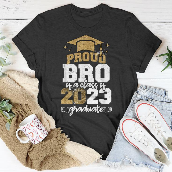 Proud Bro Of A Class Of 2023 Graduate Unisex T-Shirt Unique Gifts