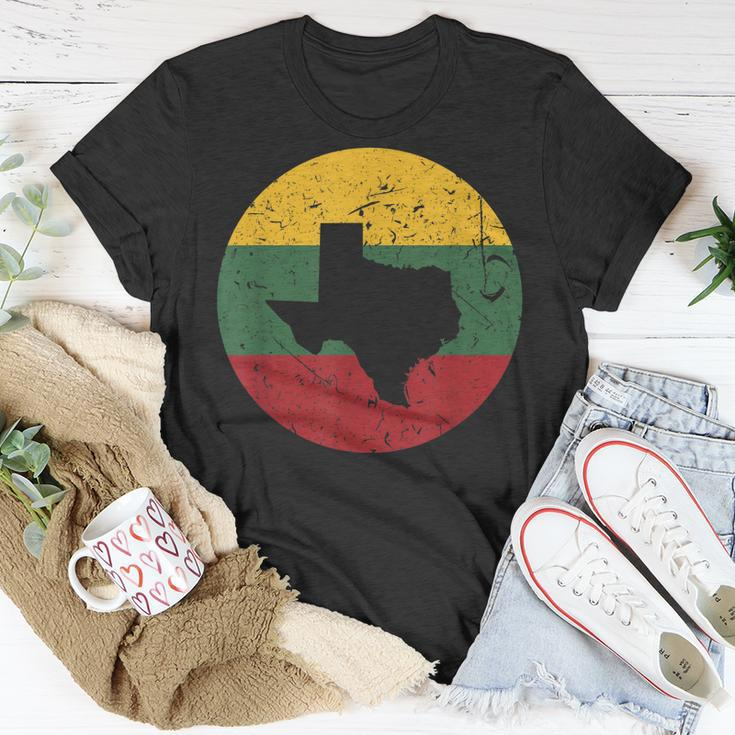 Proud Texan-Lithuanian Heritage From Texas Lithuania Home Unisex T-Shirt Unique Gifts