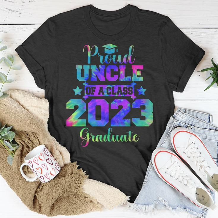 Proud Uncle Senior Class Of 2023 School Graduate Family Unisex T-Shirt Unique Gifts