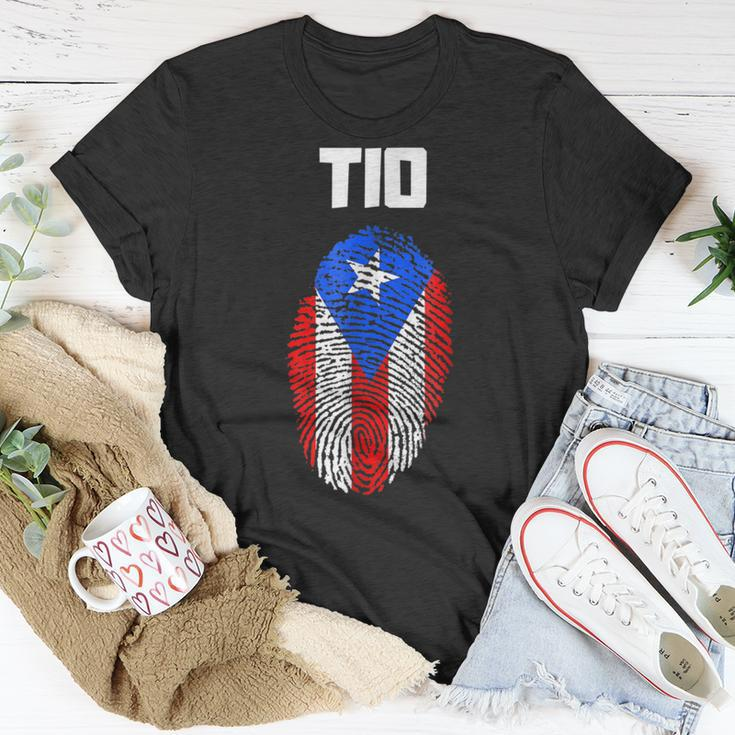 Puerto Rican Tio Uncle Puerto Rico Flag Latino Gift For Mens Unisex T-Shirt Unique Gifts