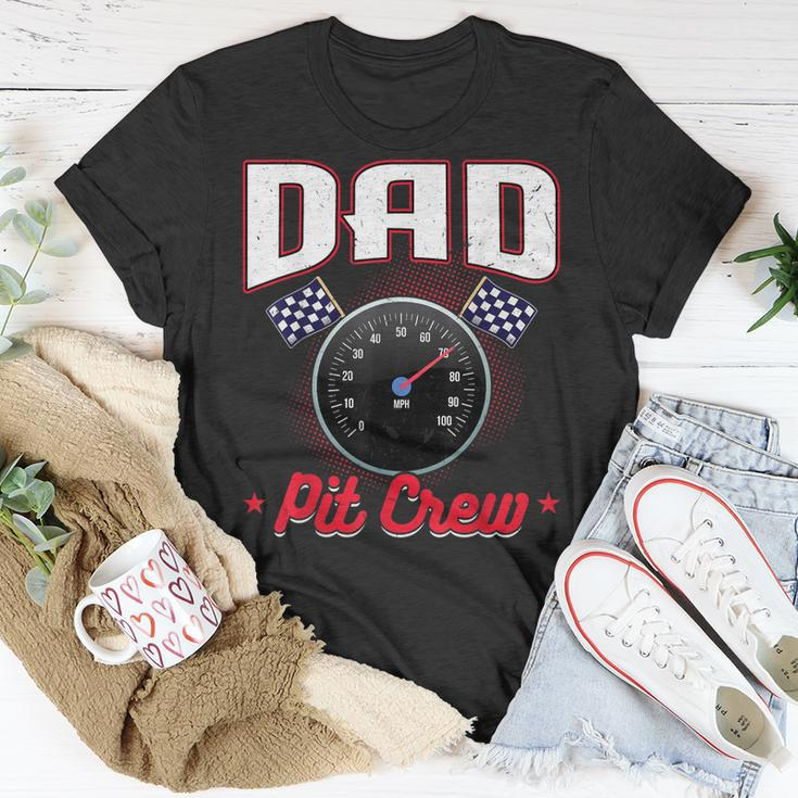 Race Car Birthday Party Racing Family Dad Pit Crew V2T-shirt Funny Gifts