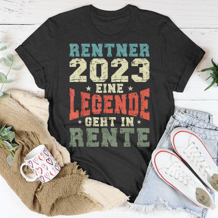 Rentner 2023 Rente Spruch Retro Vintage T-Shirt Lustige Geschenke