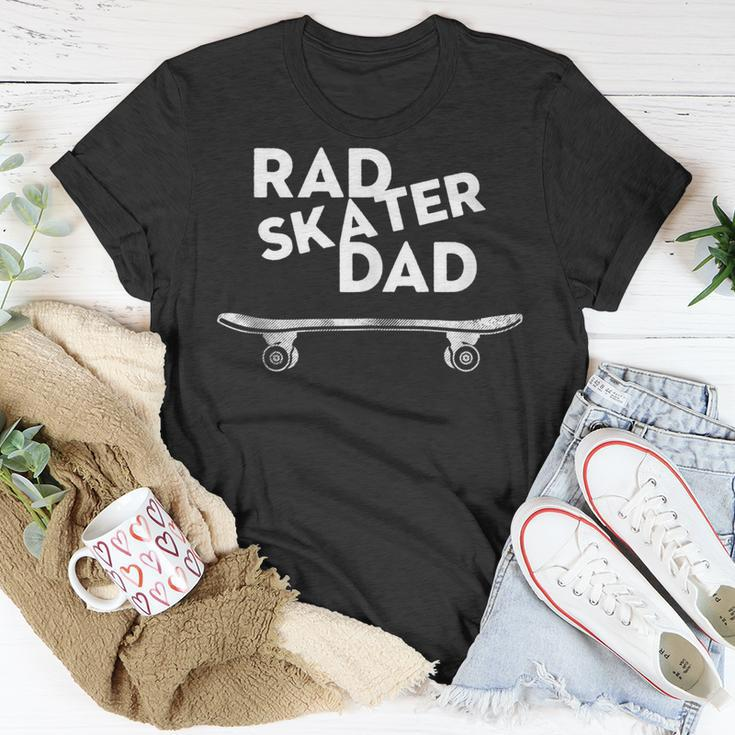 Retro Vintage Rad Skater Dad Skateboard T-Shirt Funny Gifts
