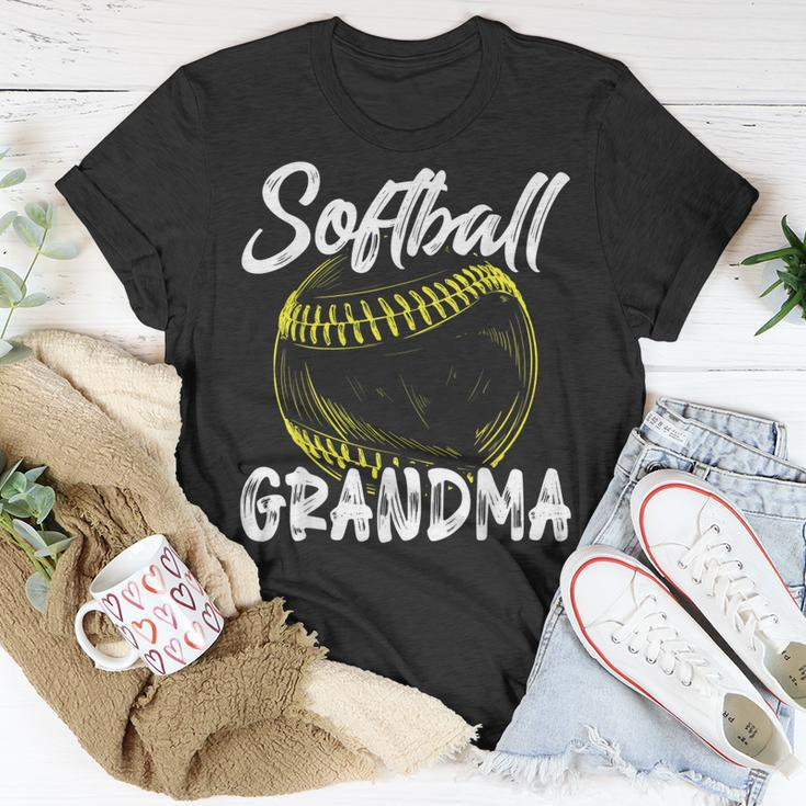 Softball Grandma Women Family Matching Players Mothers Day Unisex T-Shirt Unique Gifts