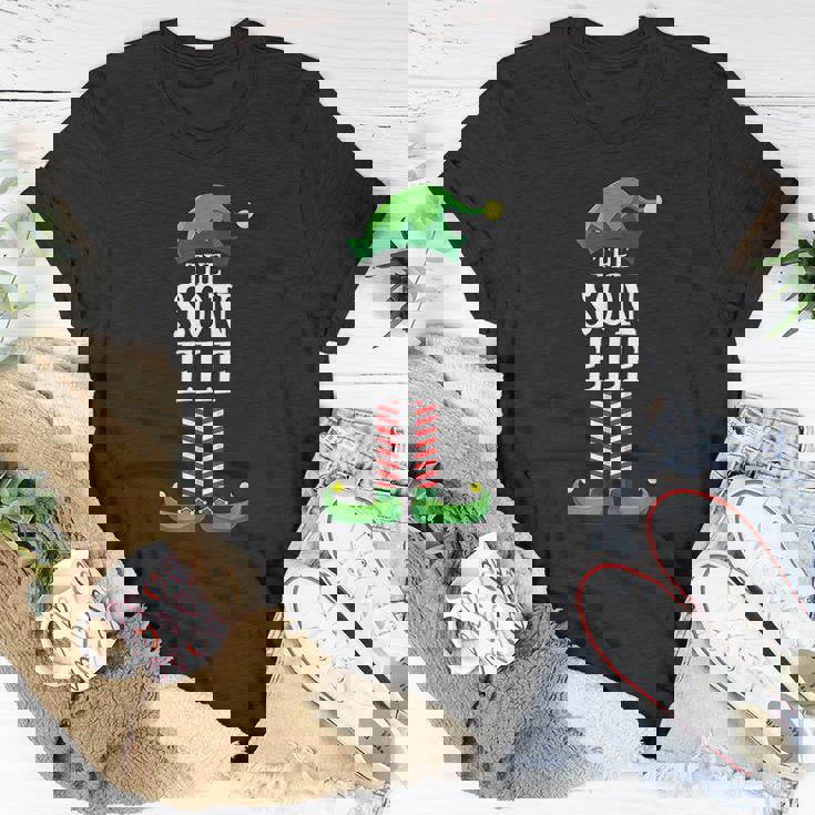 Son Elf Matching Group Christmas Party Pajama T-shirt Personalized Gifts Son Elf Matching Group Christmas Party Pajama T-shirt Personalized Gifts