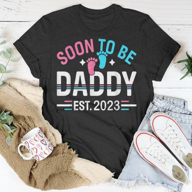 Soon To Be Daddy Est 2023 New Dad Pregnancy Unisex T-Shirt Unique Gifts