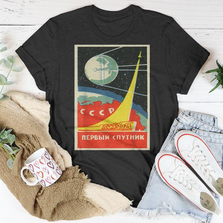 Soviet Union Ussr Ccrp Space Program Vintage Look T-Shirt Funny Gifts