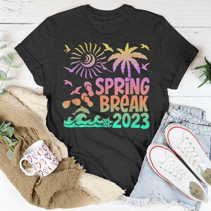 Spring Break 2023 Beach Vibes Family Matching Outfits Gifts Unisex T-Shirt Unique Gifts
