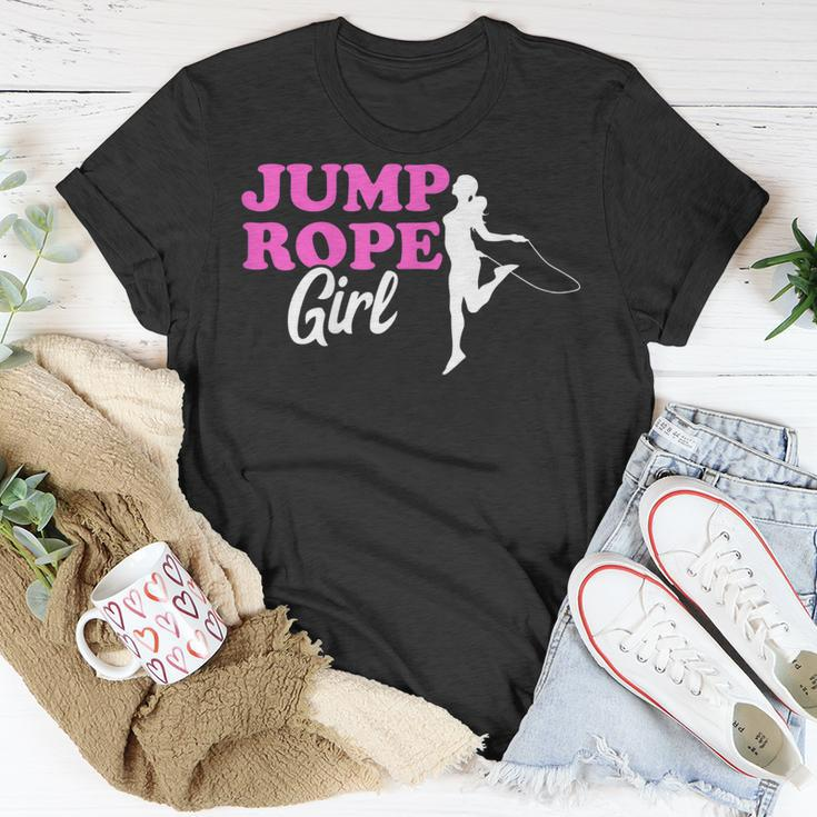 Springseil Workout T-Shirt für Damen, Fitness Tee für Mädchen Lustige Geschenke