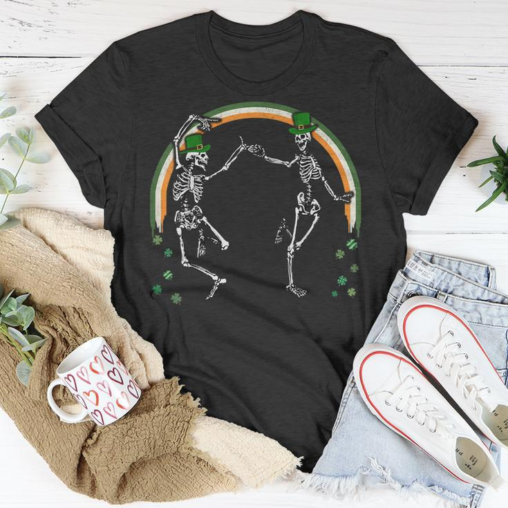 St Patricks Day Skeleton Dancing Skeletons T-Shirt Funny Gifts