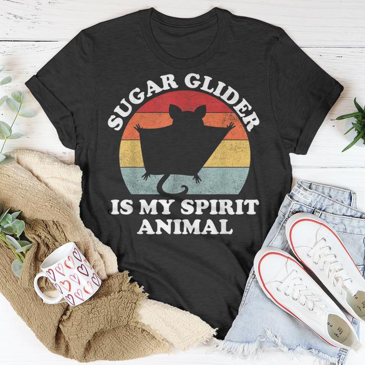 Sugar Glider Is My Spirit Animal Süßer Tierliebhaber T-Shirt Lustige Geschenke