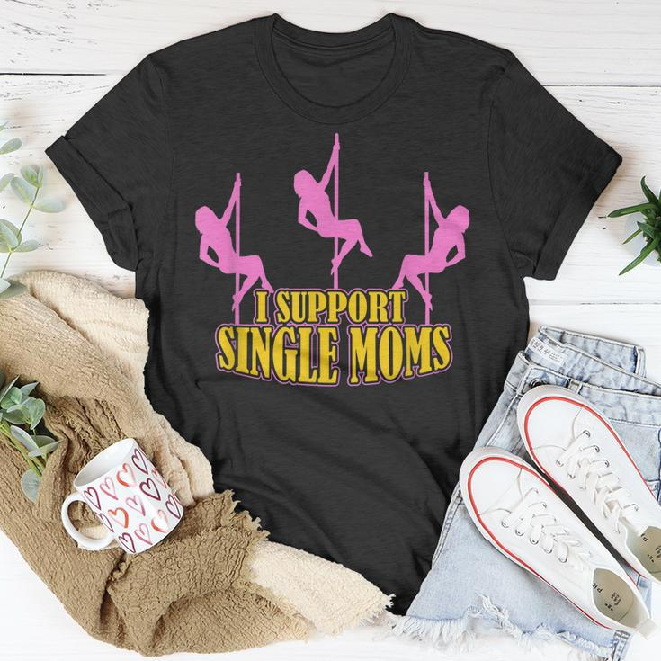 I Support Single Moms Mens Divorce Party T-shirt Funny Gifts
