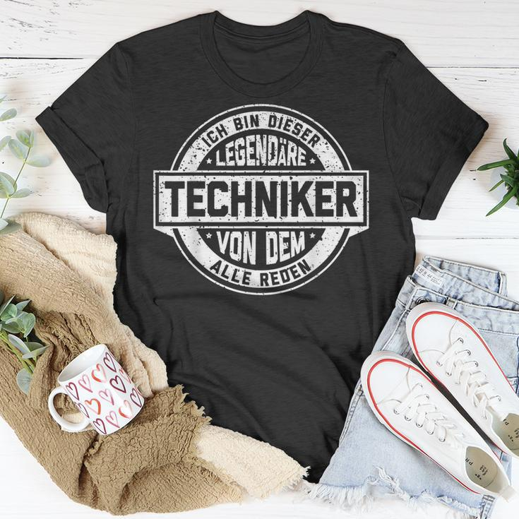 Techniker Legende Witziger Vintage Spruch T-Shirt Lustige Geschenke