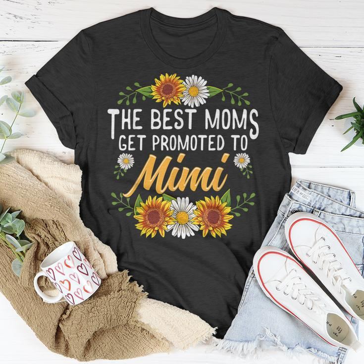 The Best Moms Get Promoted To Mimi Gifts New Mimi Unisex T-Shirt Unique Gifts