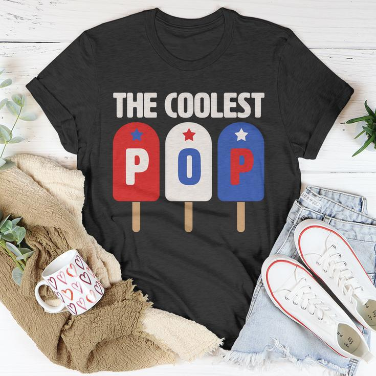 The Coolest Pop Happy Fathers Day Popsicles Unisex T-Shirt Unique Gifts