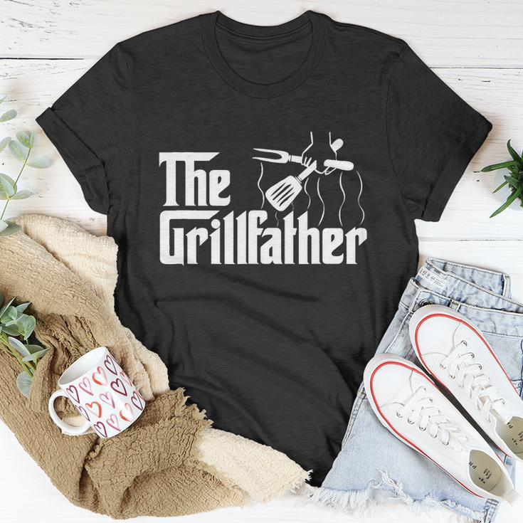 The Grillfather Bbq Grill & Smoker | Barbecue Chef Tshirt Unisex T-Shirt Unique Gifts