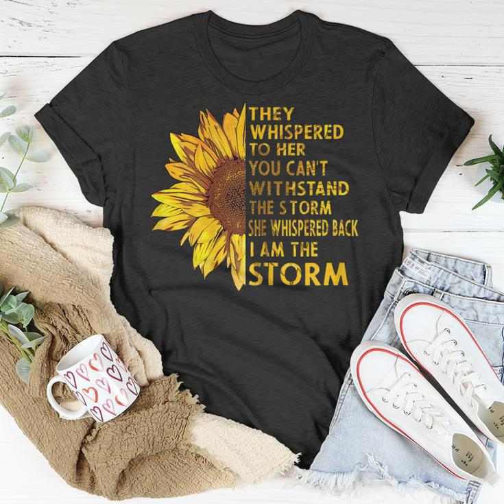 They Whispered To Her You Cannot Withstand The Flower Gift For Womens Unisex T-Shirt Unique Gifts