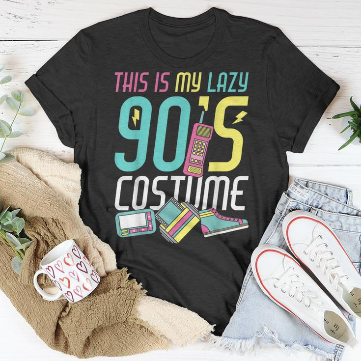 This Is My Lazy 90S Costume Retro 1990S Theme Party Nineties Unisex T-Shirt Unique Gifts