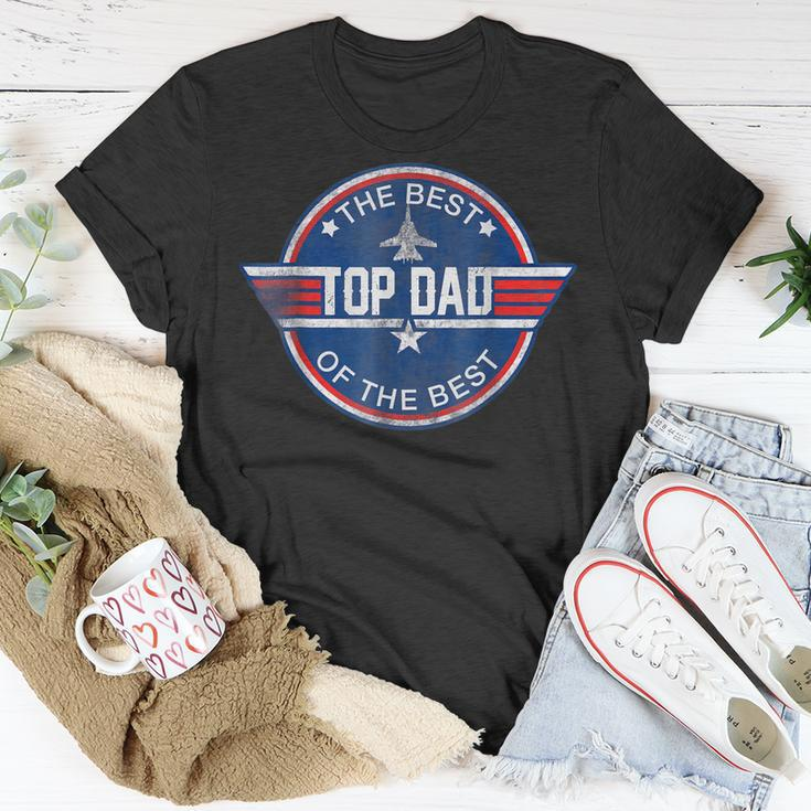 Top Dad The Best Of The Best Cool 80S 1980S Fathers Day Unisex T-Shirt Unique Gifts