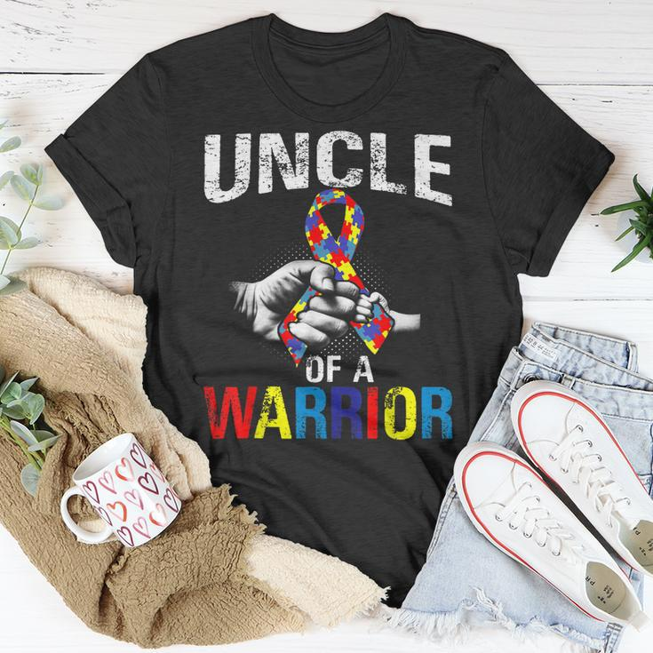 Uncle Of A Warrior Autism Awareness Unisex T-Shirt Unique Gifts