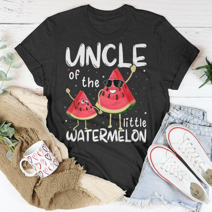 Uncle Of The Little Watermelon Summer Fruit Unisex T-Shirt Unique Gifts