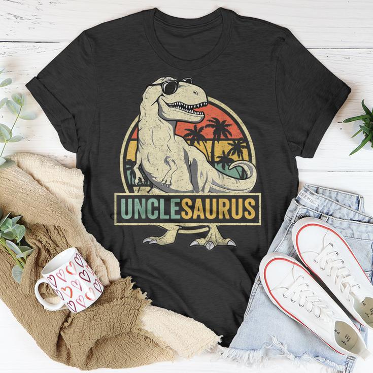 Unclesaurus T Rex Dinosaur Uncle Saurus Family Matching Unisex T-Shirt ...