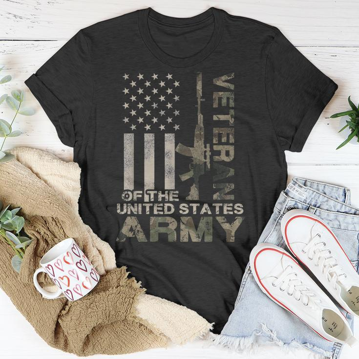 Us Army Military Green Camo Flag Retro T-shirt Funny Gifts