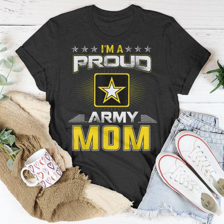 Us Army Proud Us Army Mom Military Veteran Pride Unisex T-Shirt Unique Gifts