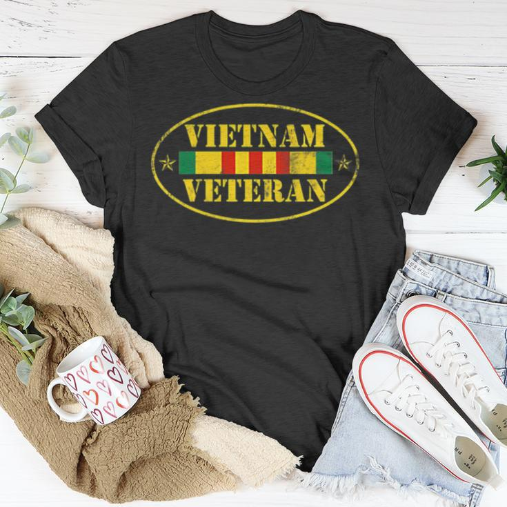 US Army Vietnam Veteran American Flag Soldier Vietnam War T-Shirt Funny Gifts