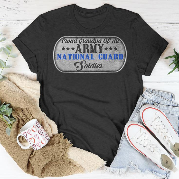 Usa Proud Army National Guard Grandpa Soldier Gift Unisex T-Shirt Unique Gifts