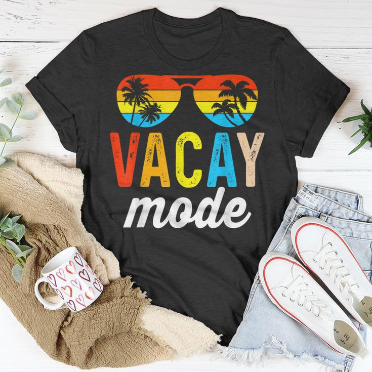 Vacay Mode Vintage Vacation Summer Cruise Family Holiday Unisex T-Shirt Unique Gifts