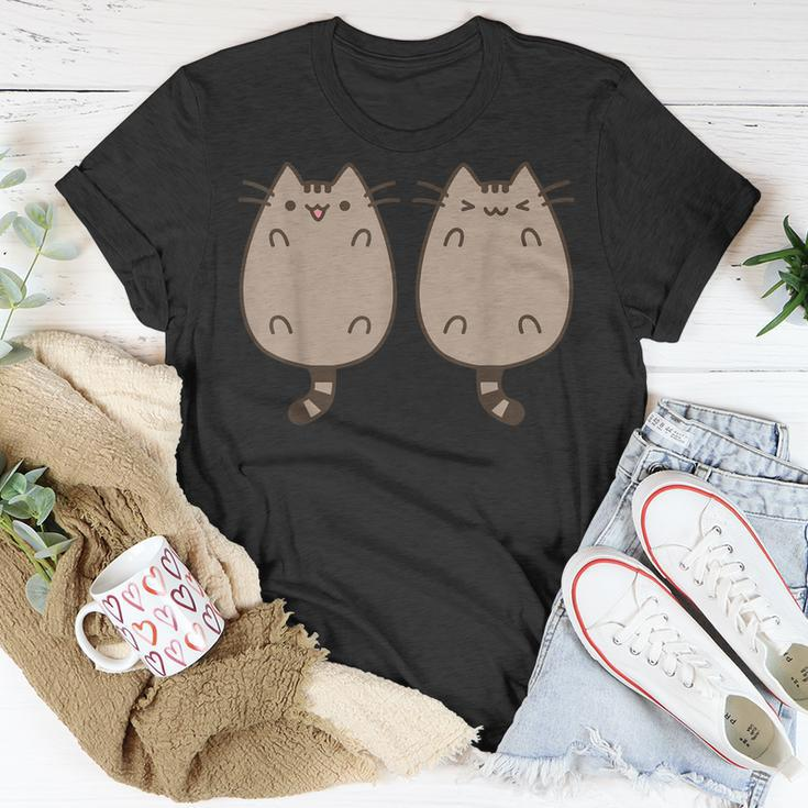 Valentines Day Couples Cat Kitty Kitten Cat Lover T-Shirt Funny Gifts