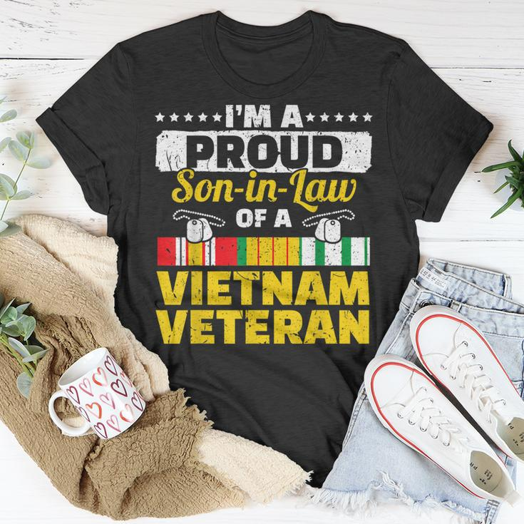 Vietnam Veteran Proud Son-In-Law Men Boys T-Shirt Funny Gifts
