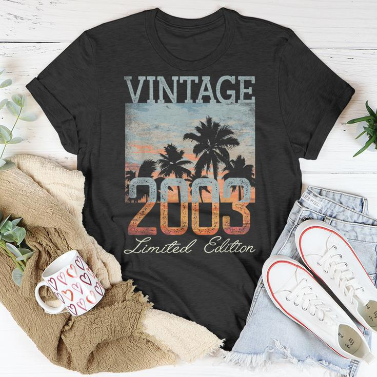 Vintage 2003 Limited Edition 20Th Birthday 20 Year Old Gifts Unisex T-Shirt Unique Gifts
