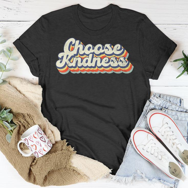Vintage Choose Kindness Inspirational Teacher Be Kind T-Shirt Funny Gifts