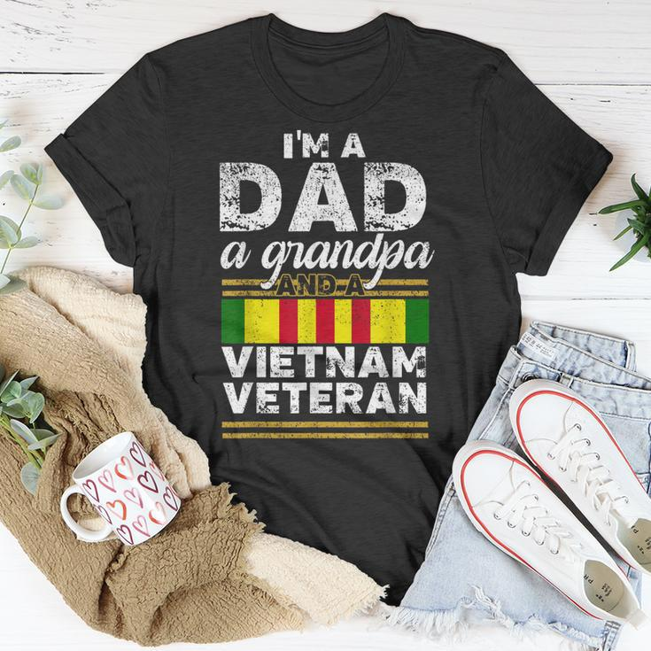 Vintage Dad Grandpa Vietnam Veteran Men T-Shirt Funny Gifts