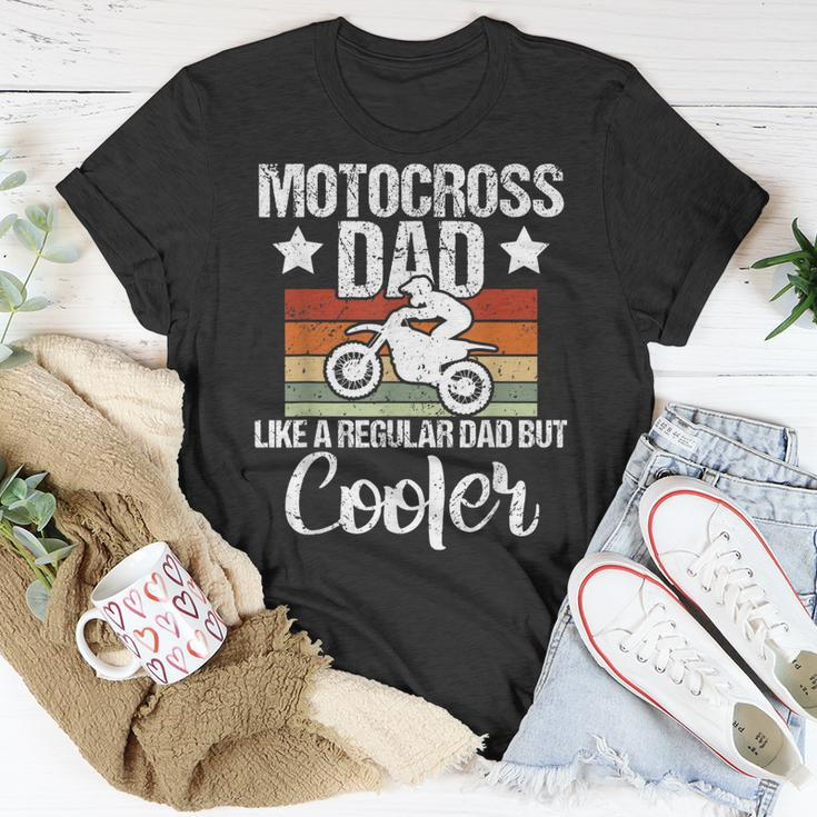 Mens Vintage Motocross Dad Dirt Bike Motocross Dirt Bike T-Shirt Funny Gifts