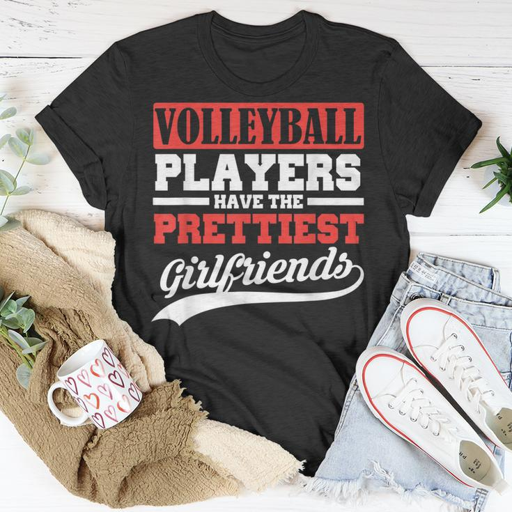 Volleyball Players Have The Prettiest Girlfriends Unisex T-Shirt Unique Gifts