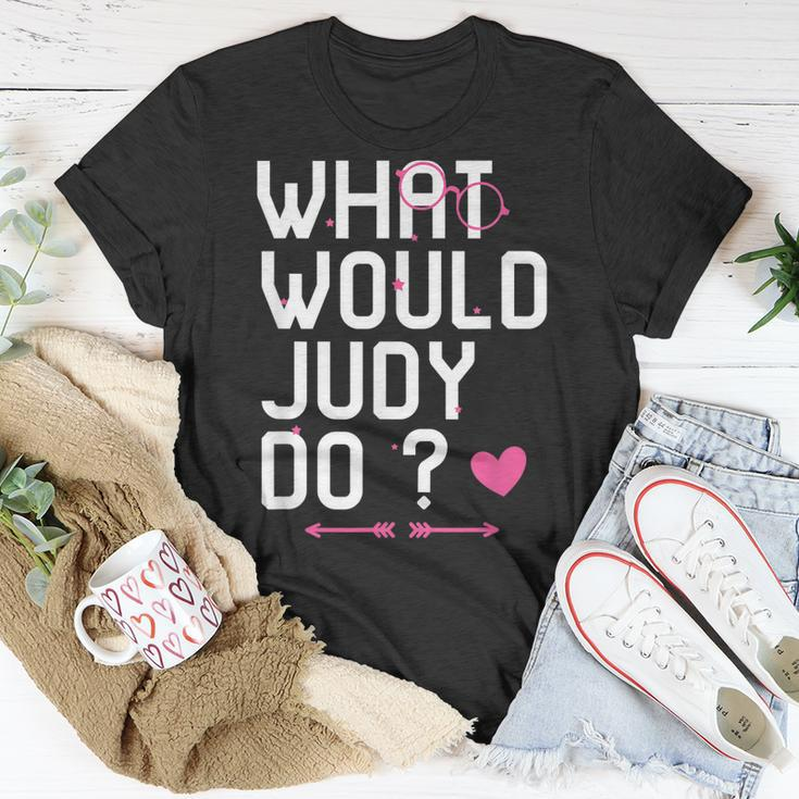 Was Würde Judy Tun Frauen T-Shirt, Personalisiert Niedlicher Mythos Lustige Geschenke