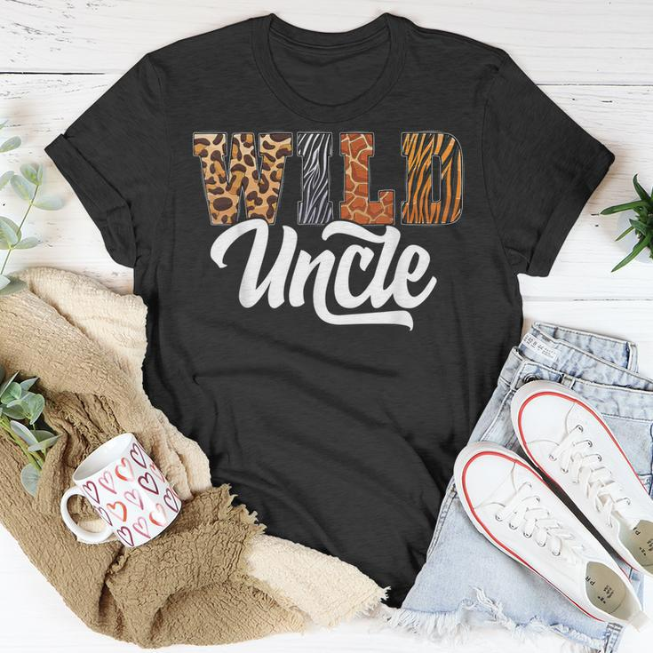 Wild Uncle Zoo Born Wild Birthday Safari Jungle Unisex T-Shirt Unique Gifts