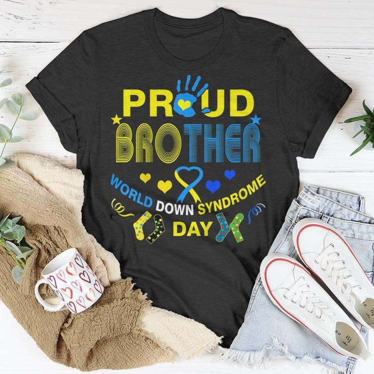 World Down Syndrome Day BrotherShirt - Awareness March 21 Unisex T-Shirt Unique Gifts